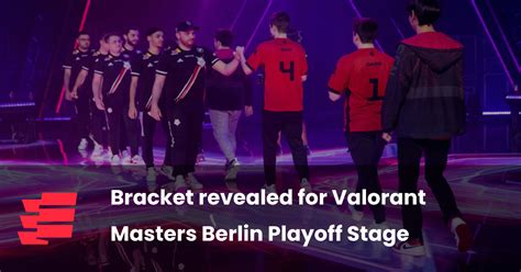Bracket revealed for Valorant Masters Berlin Playoff .